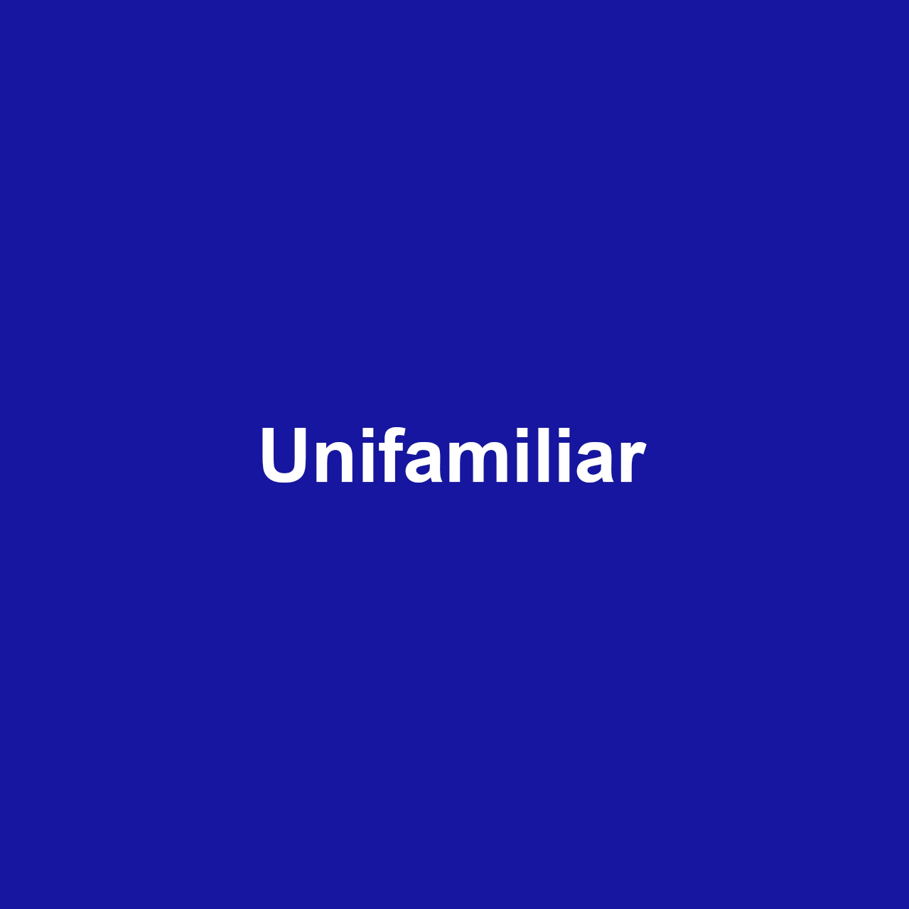 unifamiliar